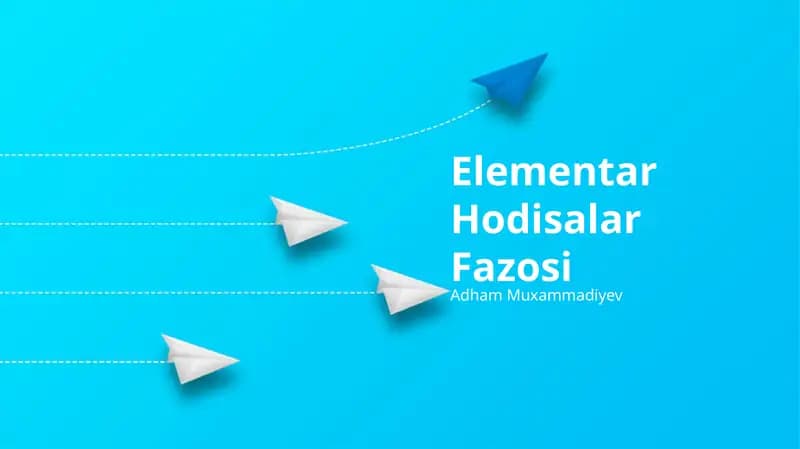 Elementar Hodisalar Fazosi