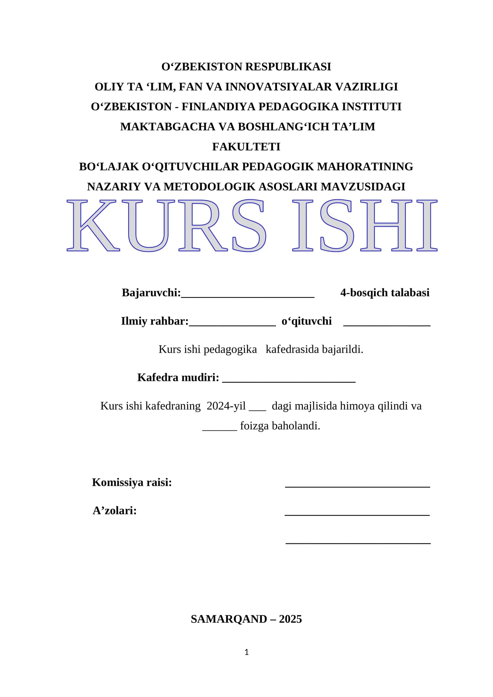 PEDAGOGIK TEXNOLOGIYANING NAZARIY ASOSLARI