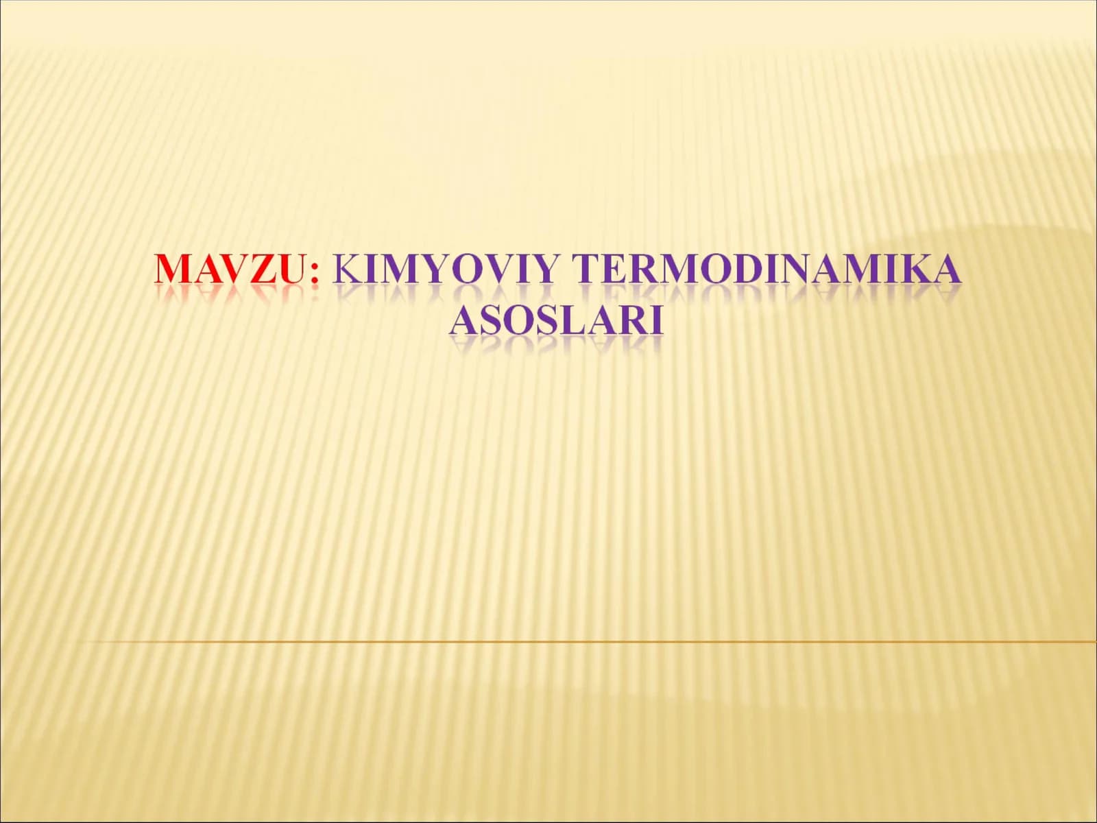 Termodinamika fani va uning vazifalari
