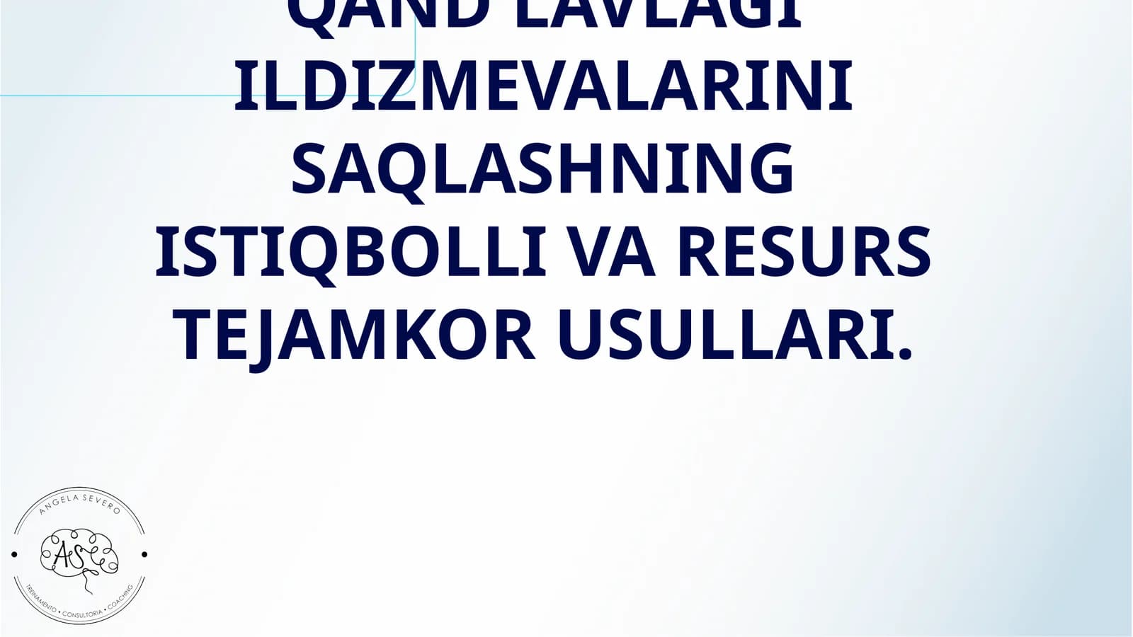 QAND LAVLAGI ILDIZMEVALARINI SAQLASHNING ISTIQBOLLI VA RESURS TEJAMKOR USULLARI