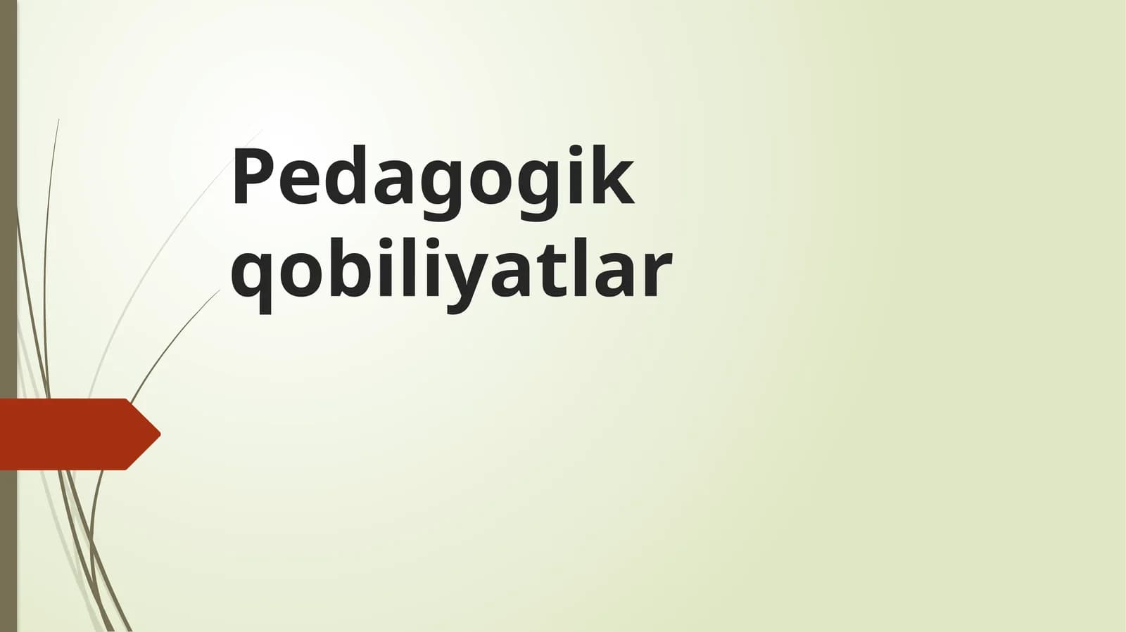 Pedagogik qobiliyatlar