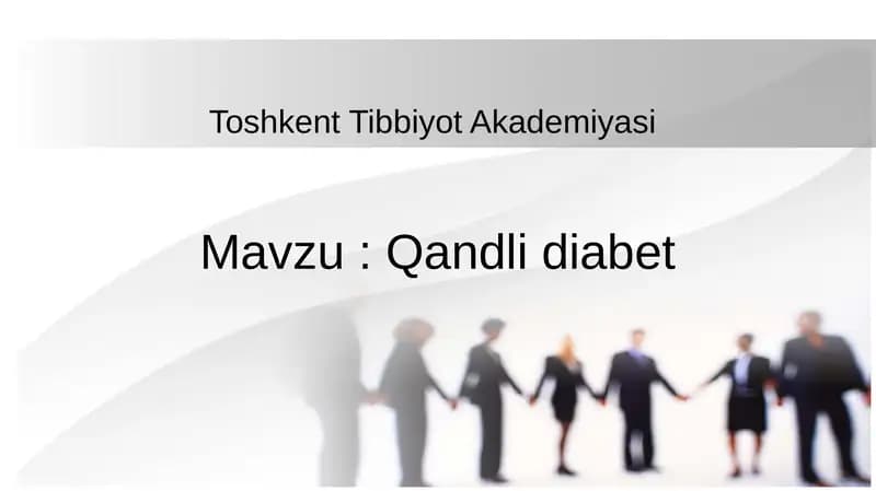 Qandli diabet