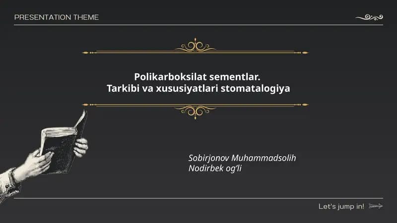 Polikarboksilat sementlar