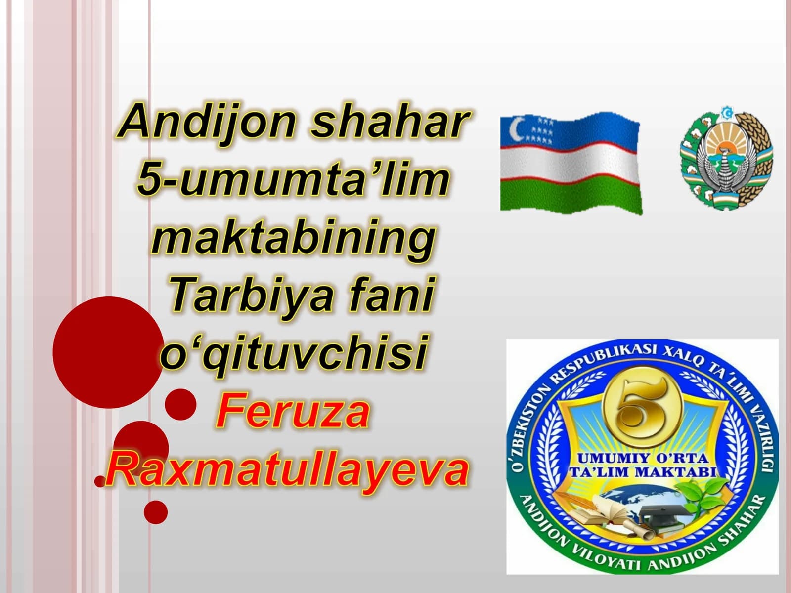 O’TILGAN MAVZUNI MUSTAHKAMLASH