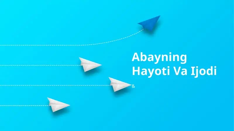 Abayning Hayoti Va Ijodi