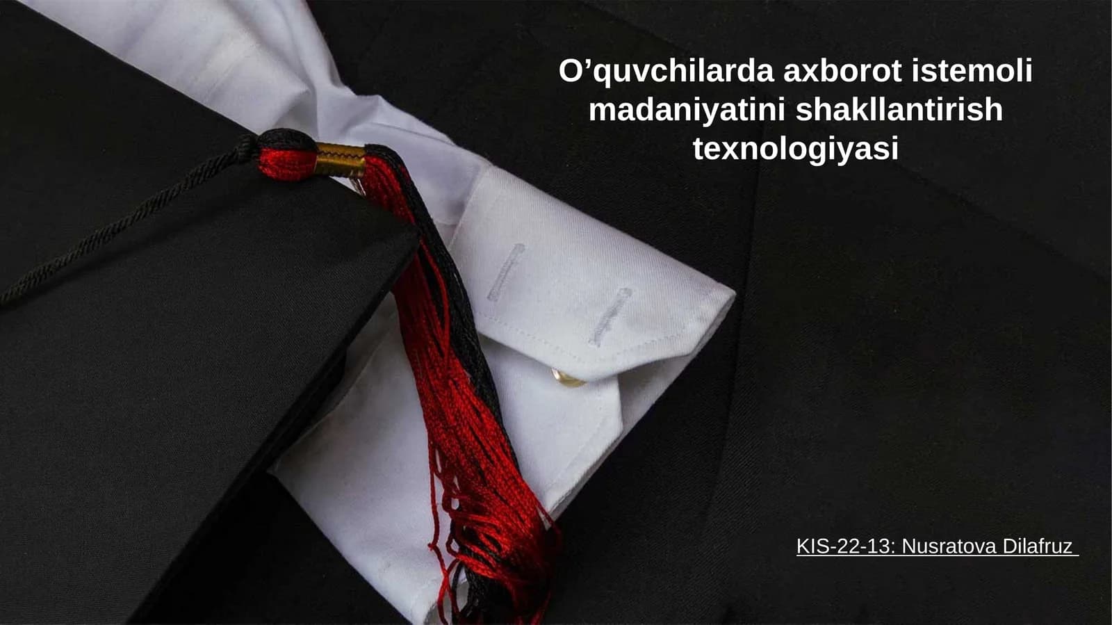O’quvchilarda axborot istemolimadaniyatinishakllantirishtexnologiyasi