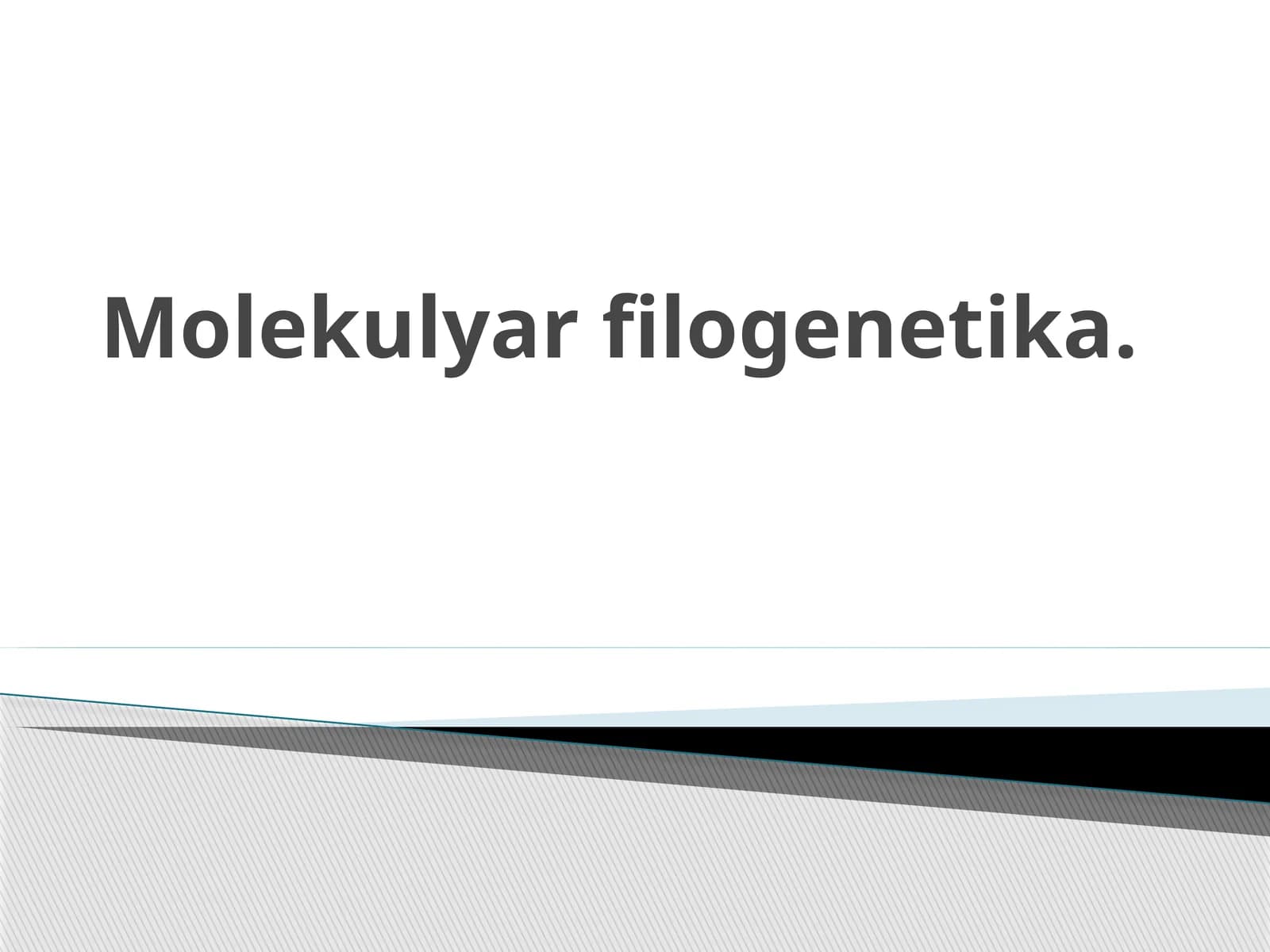 Molekulyar filogenetika