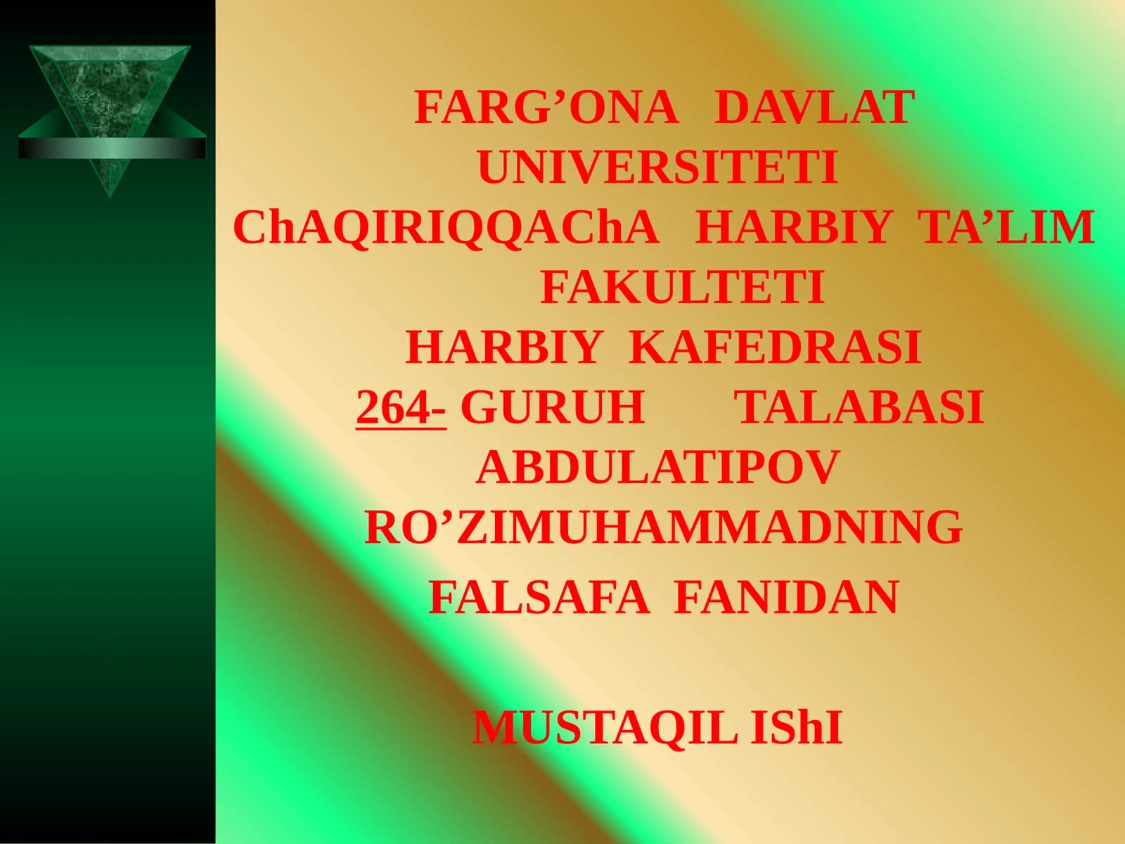 Shaxsning axloqiy fazilatlari