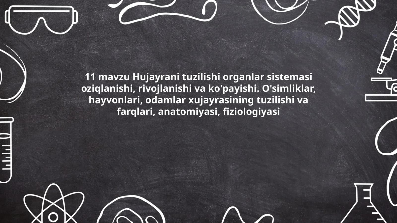 Hujayra tuzilishi va oziqlanishi