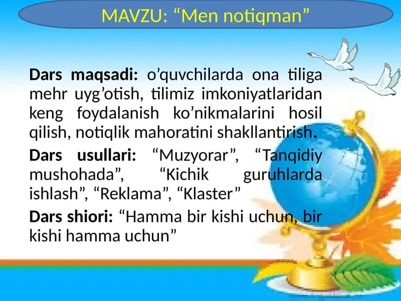 Men notiqman