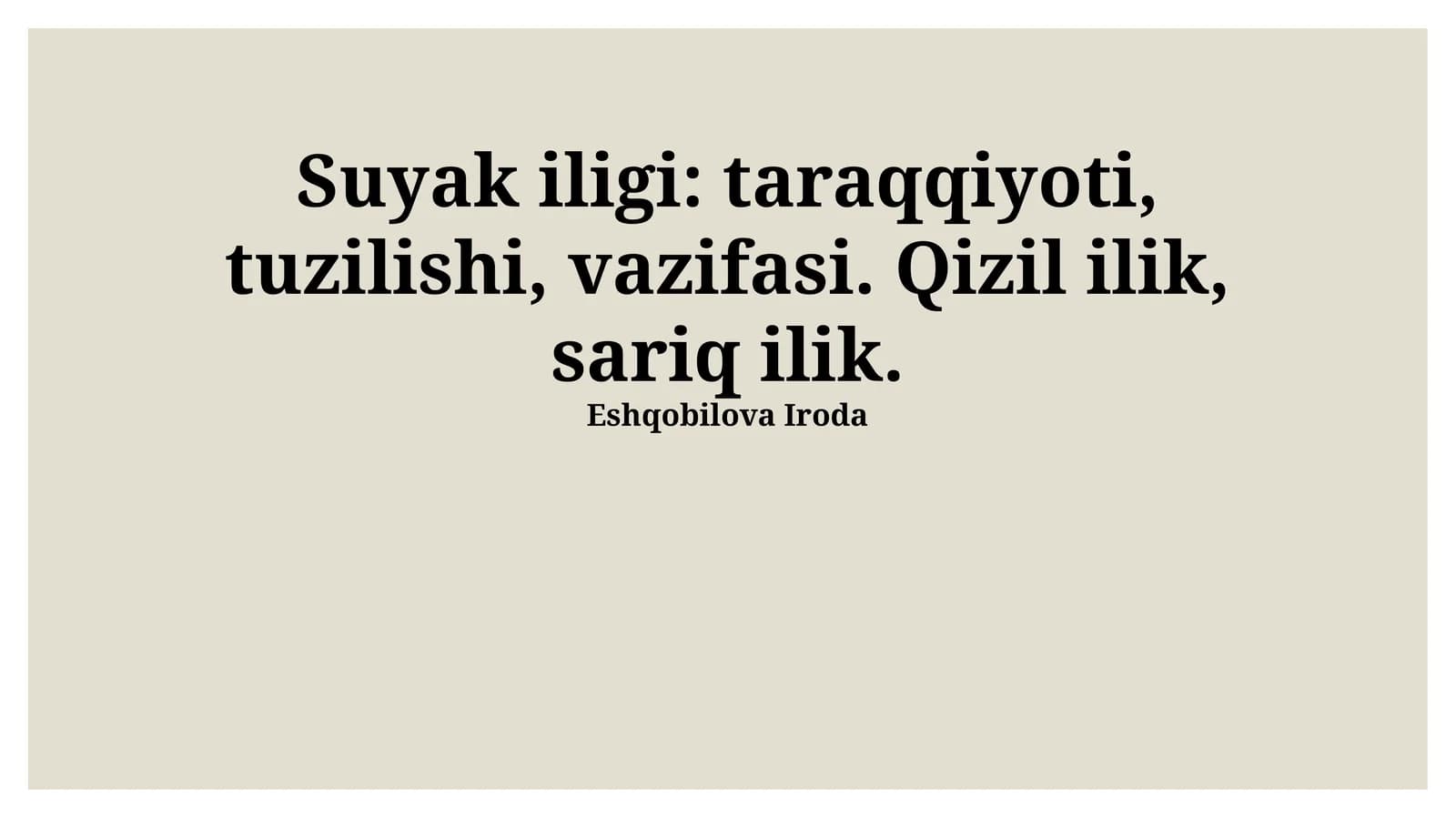 Suyak iligi: taraqqiyoti, tuzilishi, vazifasi