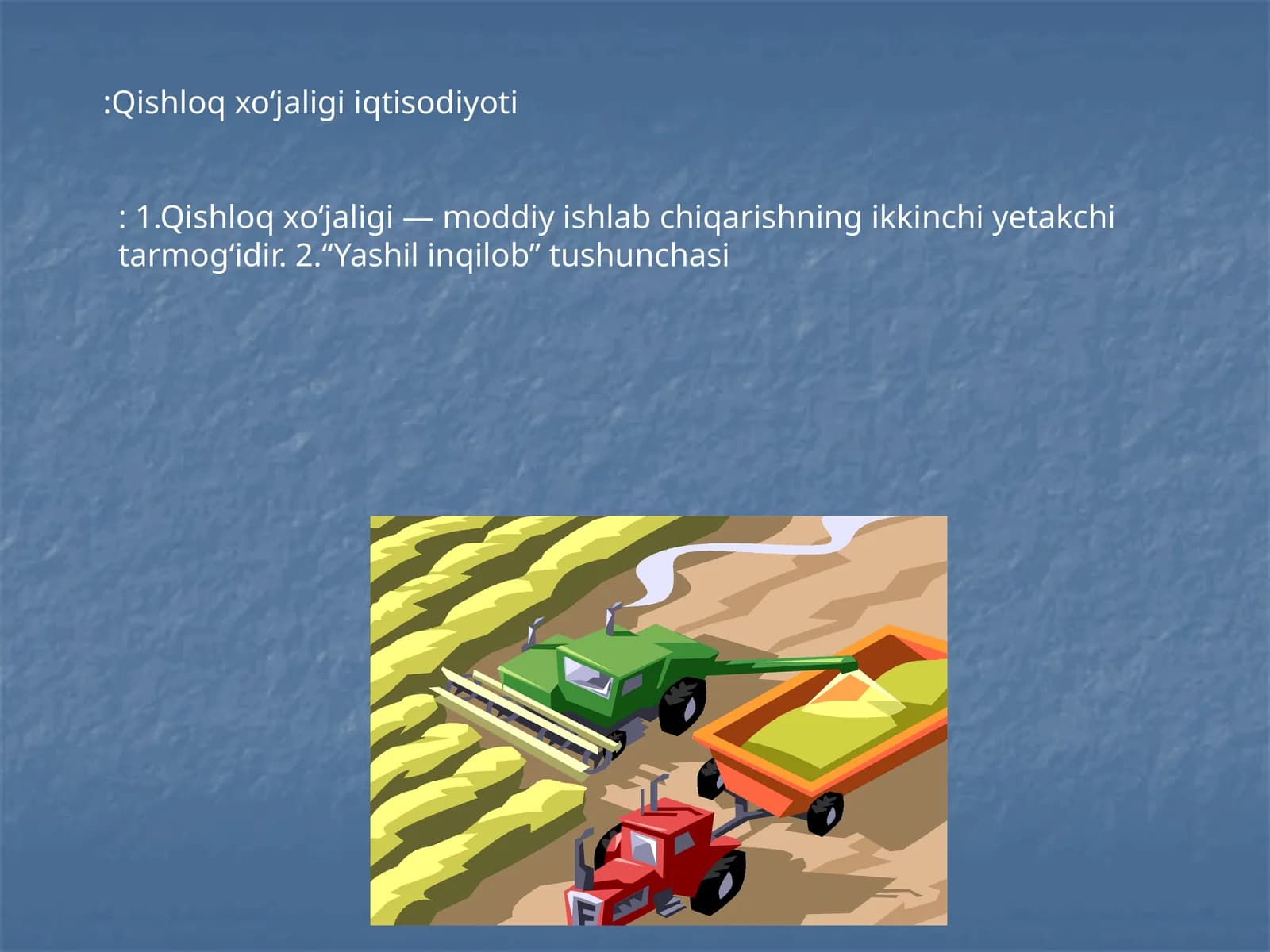 Qishloq xo'jaligi iqtisodiyoti