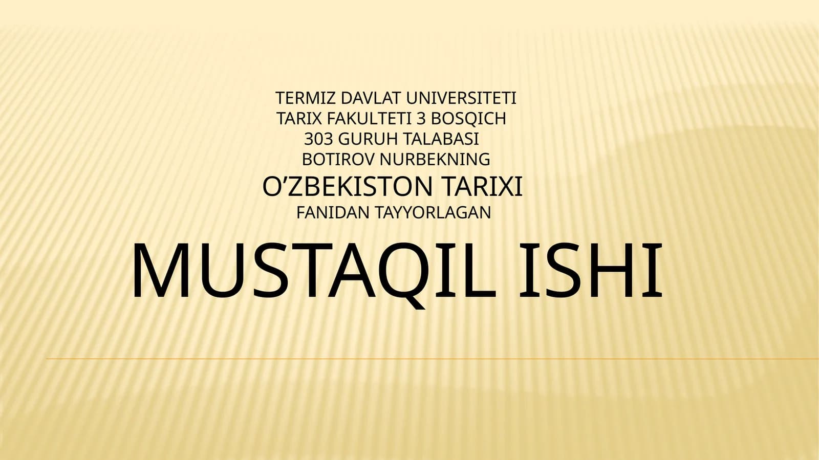 O’zbekistonlik jangchilarning frontdagi so'roqati