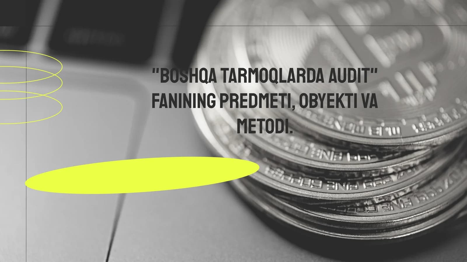 Auditning Boshqa Tarmoqlardagi Asosiy Yo'nalishlari
