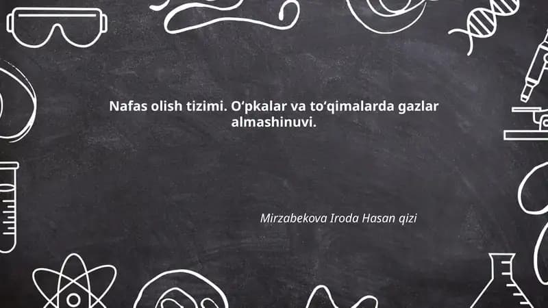 Nafas olish tizimi