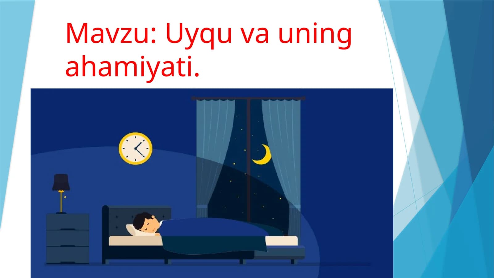 Uyqu va uning ahamiyati