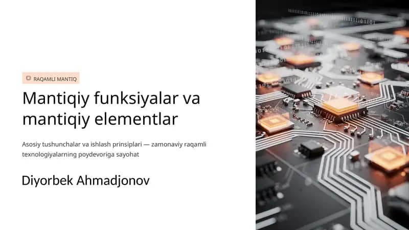 RAQAMLI MANTIQ