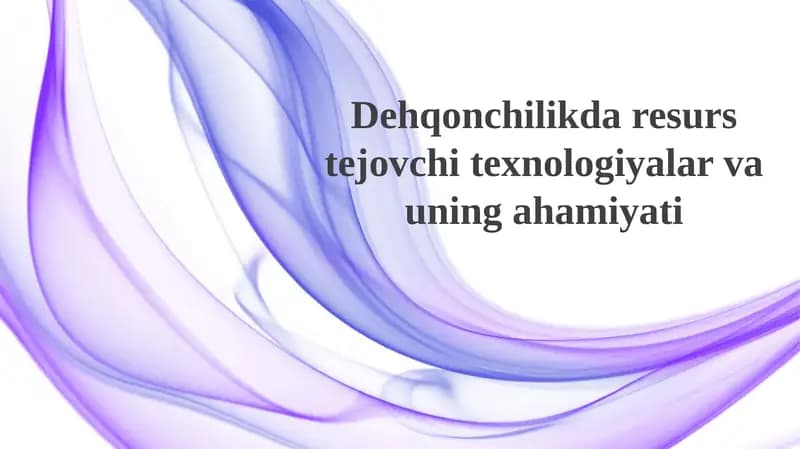 Precision qishloq xo'jaligi va uning afzalliklari