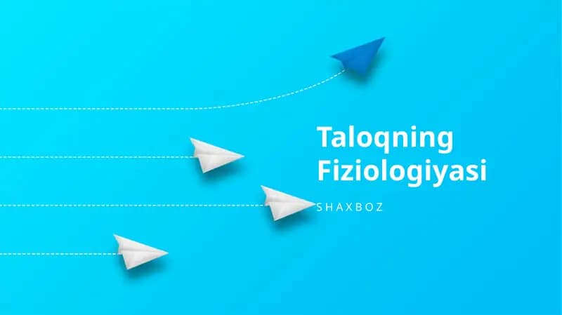 Taloqning Fiziologiyasi