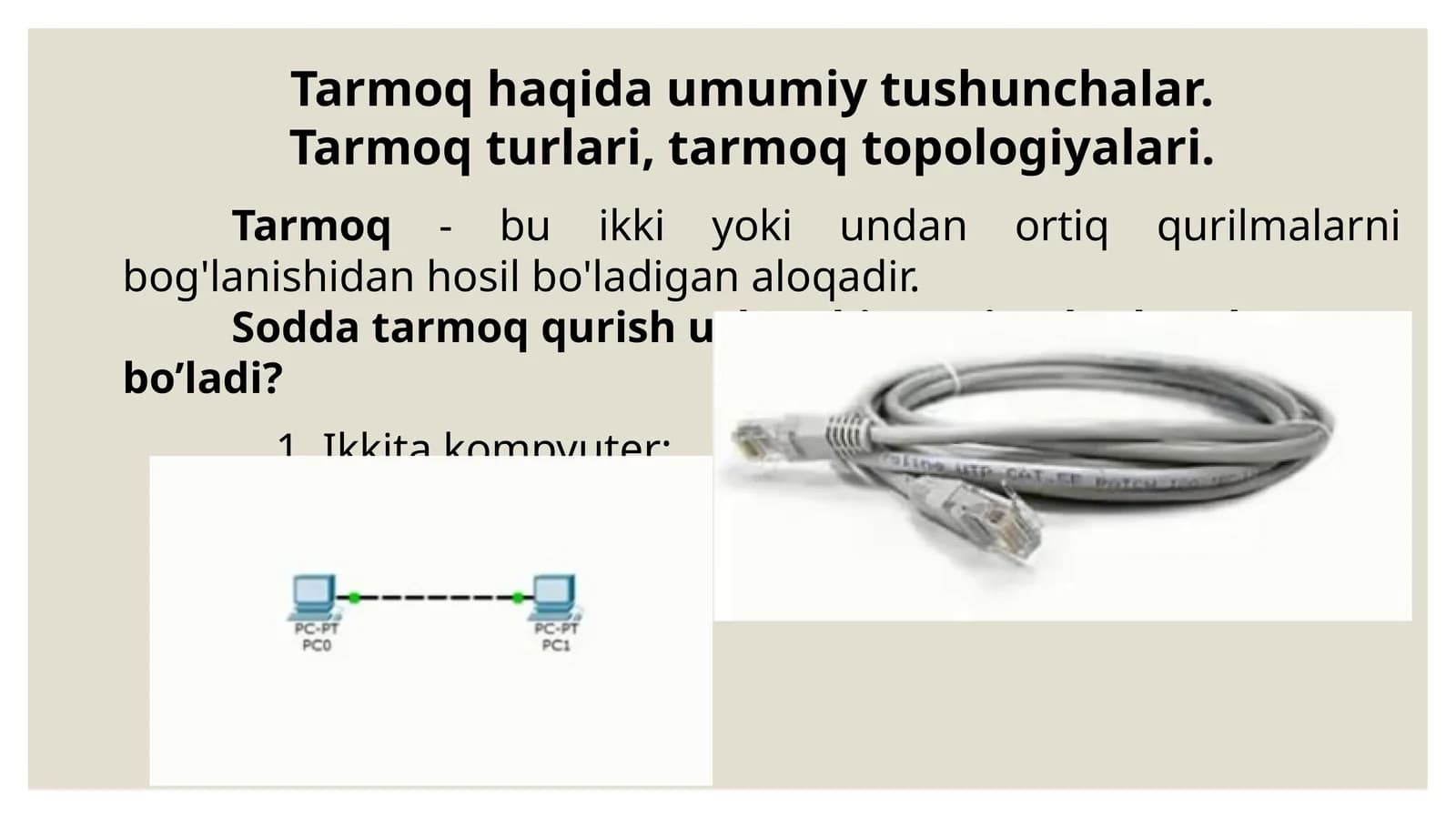 TARMOQ TURLARI