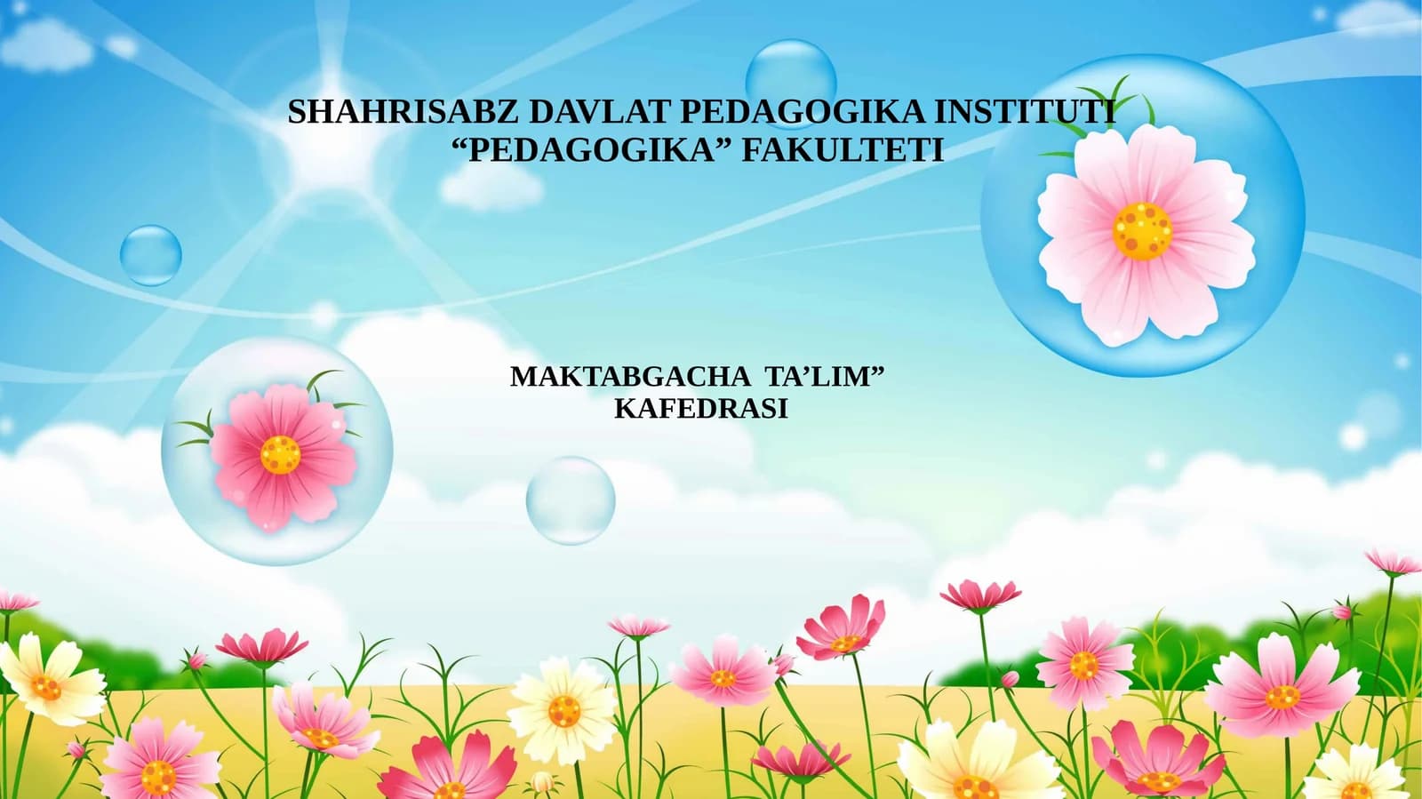 O‘yin turlari. Ijodiy o‘yinlar