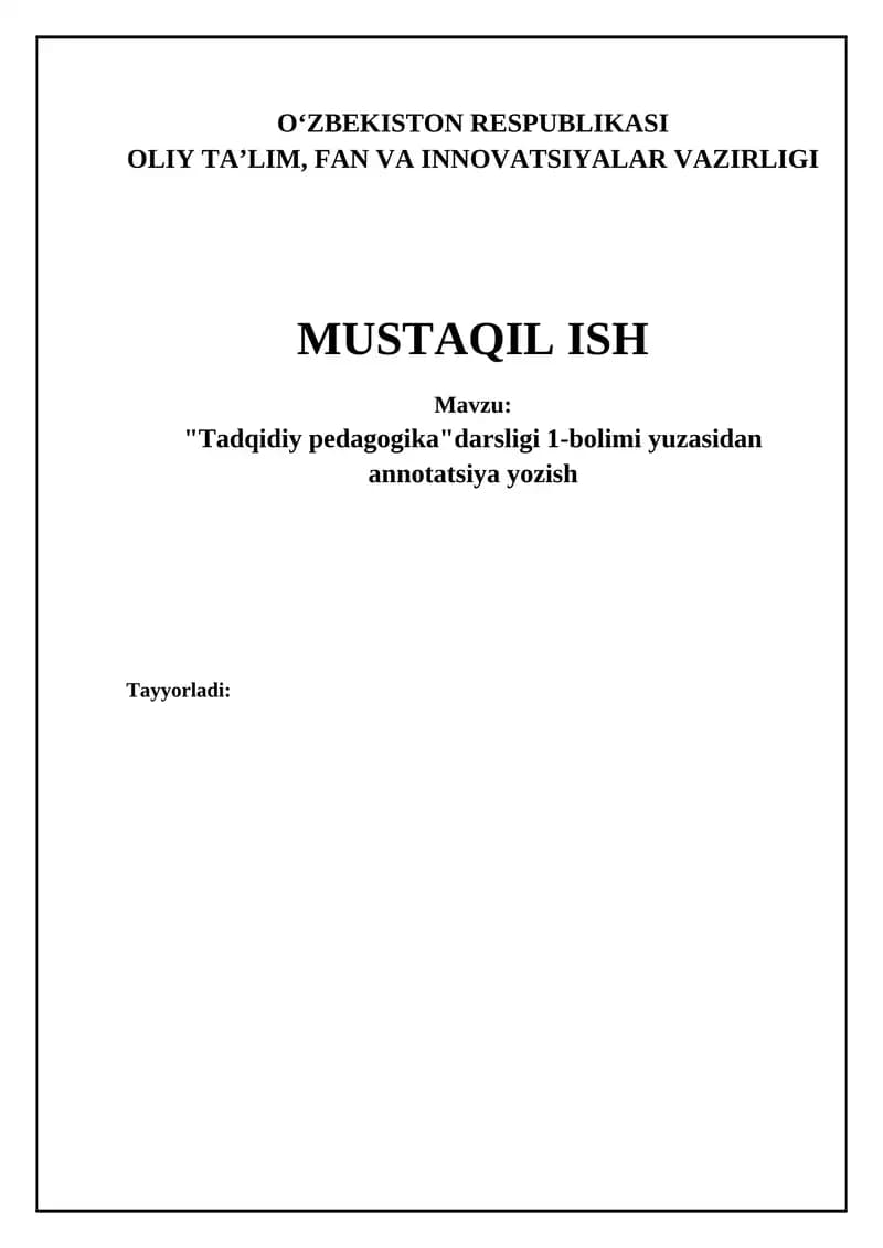 Tanqidiy pedagogika