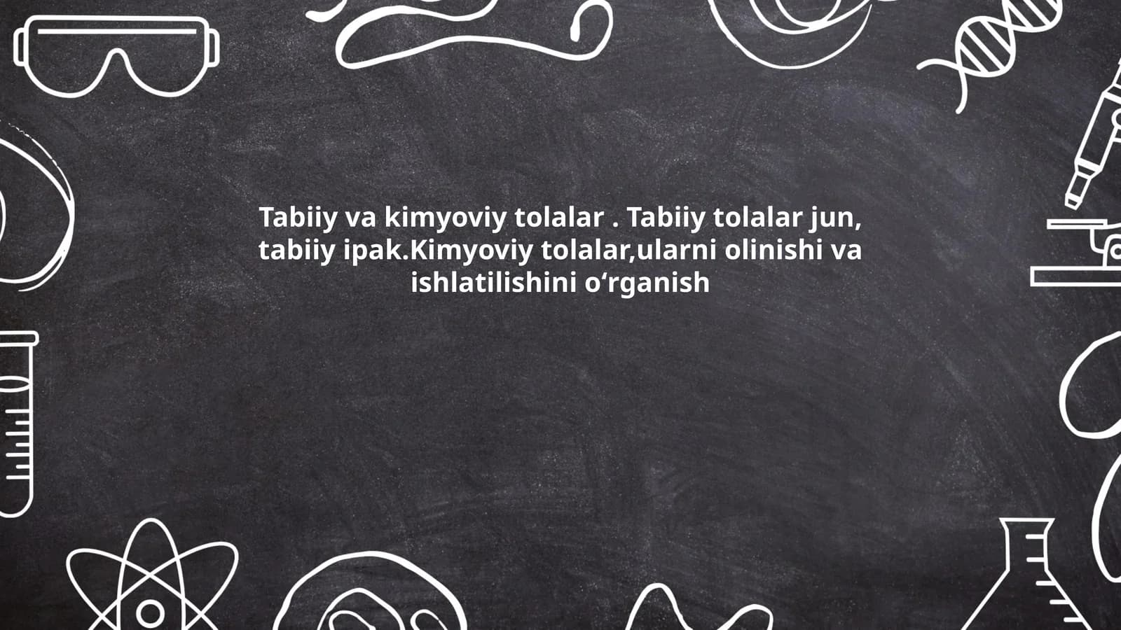 Tabiiy va kimyoviy tolalar