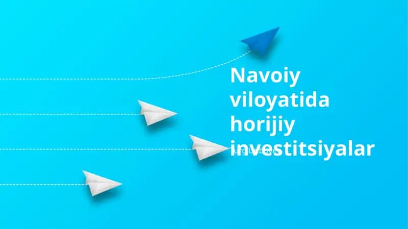 Horij investitsiyalar Navoiy viloyatida