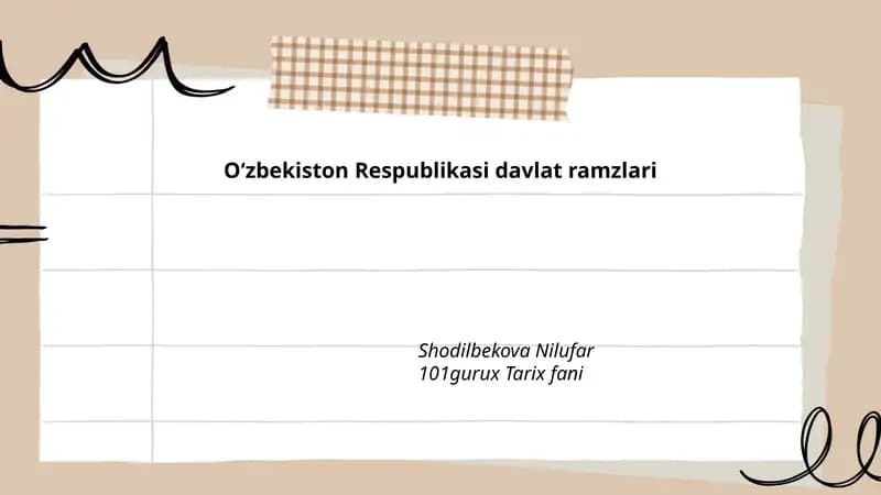Oʻzbekiston Respublikasi davlat ramzlari