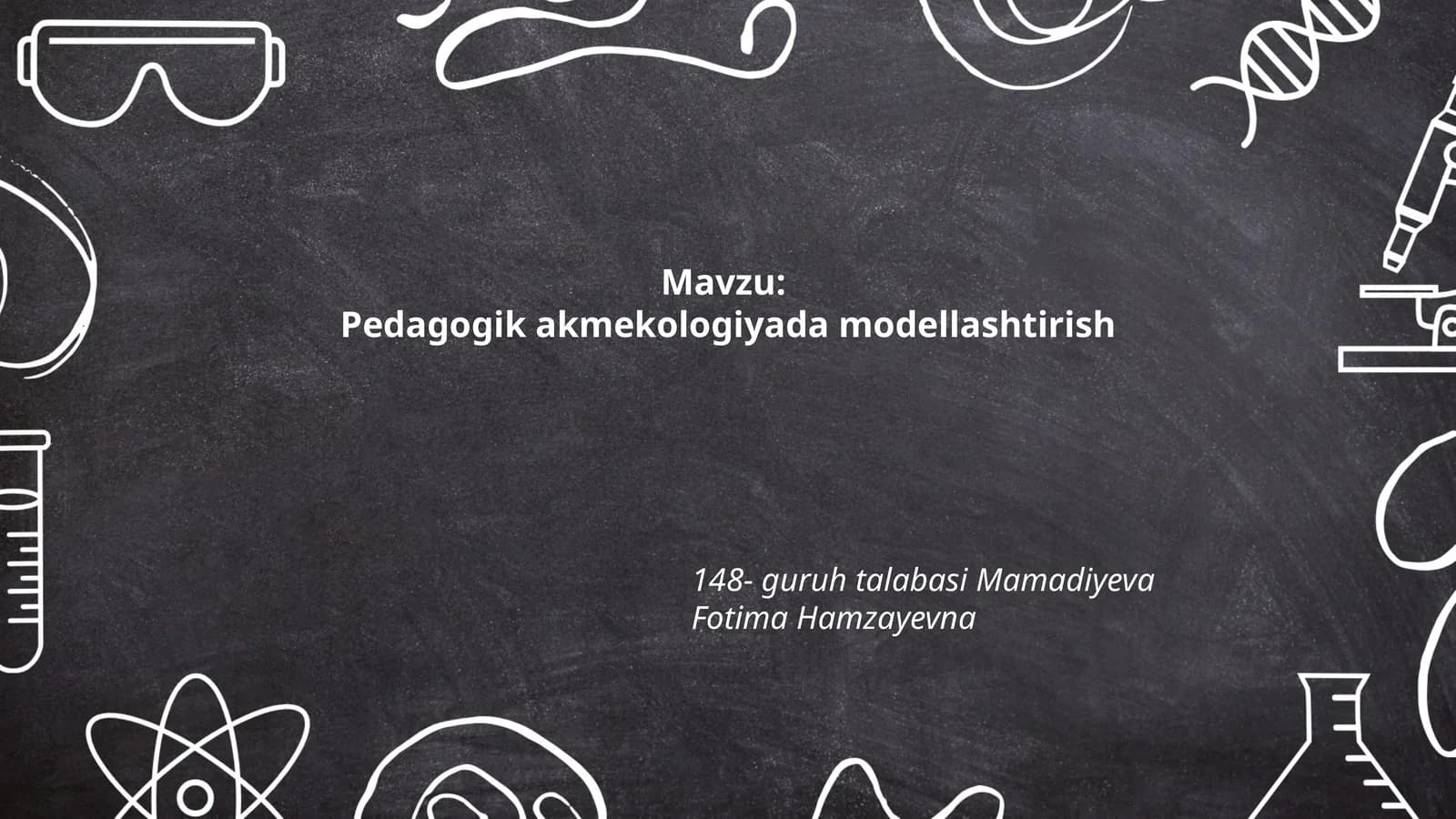 Pedagogik akmekologiyada modellashtirish