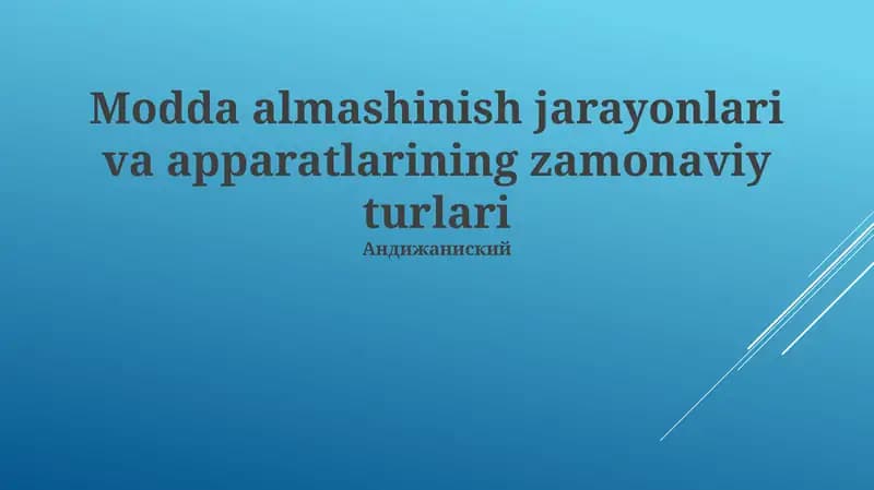Zamonaviy PM ilg'or materiallar