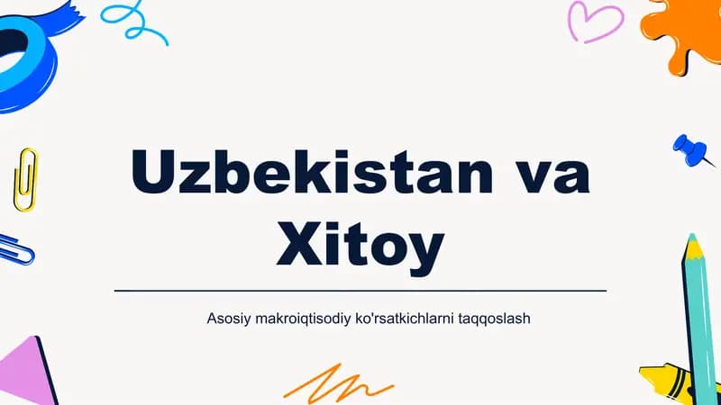 Uzbekistan va Xitoy