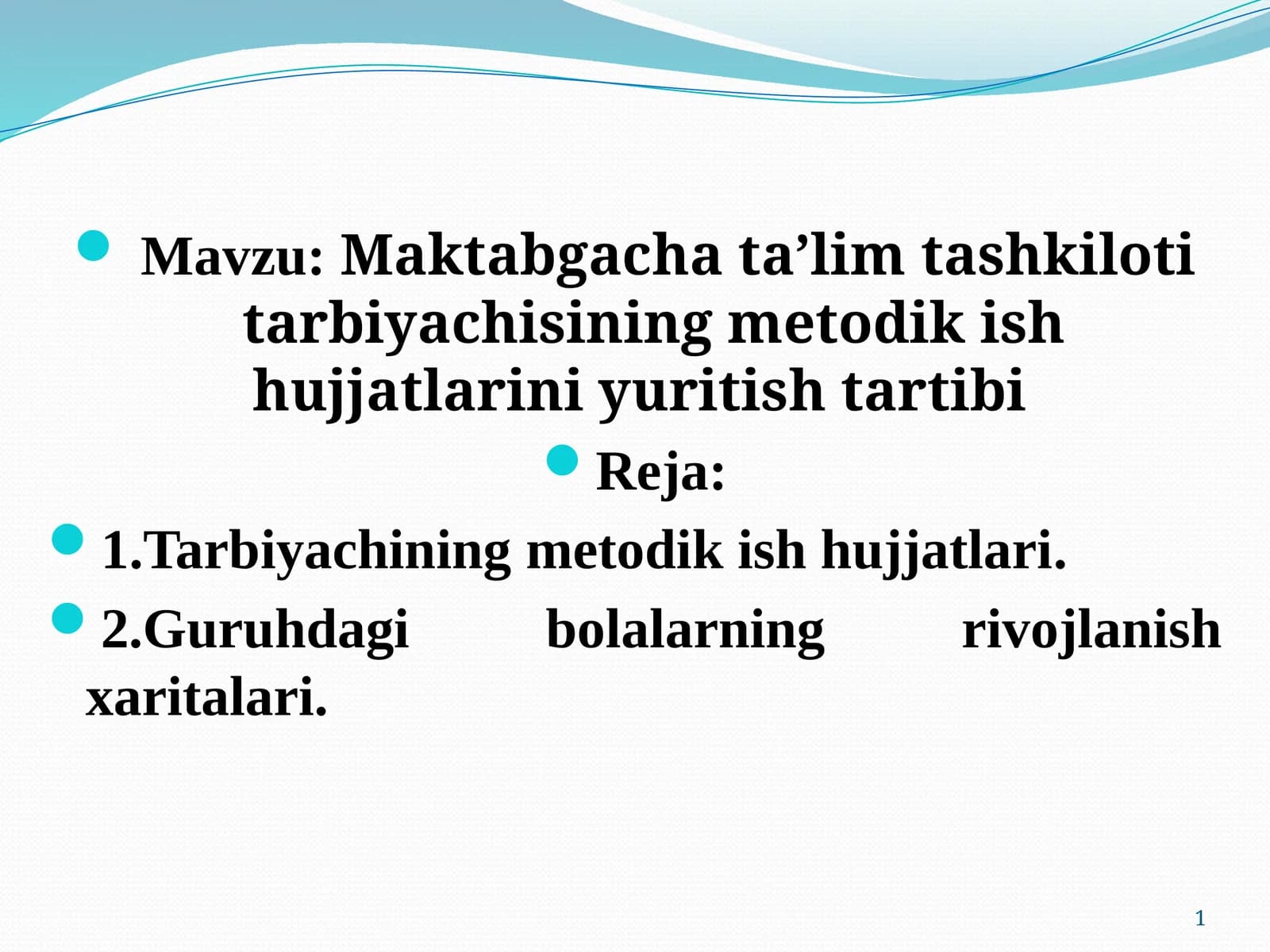 Maktabgachataʼlimtashkilotitarbiyachisiningmetodikishhujjatlariniyuritishtartibi