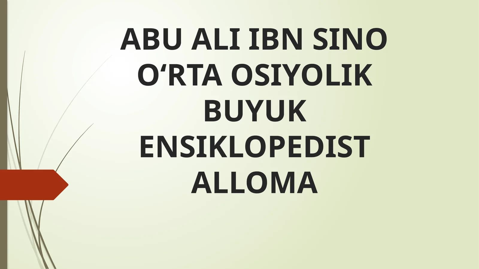 Abu Ali Ibn Sino Taosiyolik Buyuksiklopedist Alloma