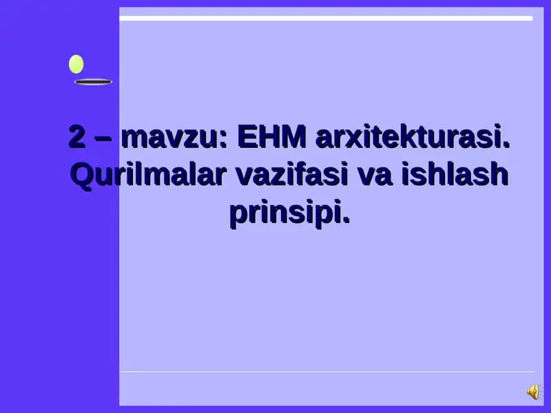 Shaxsiy kompyuter tuzilishi