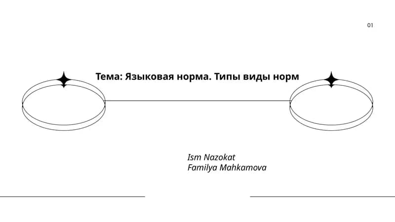 Языковая норма. Типы виды норм