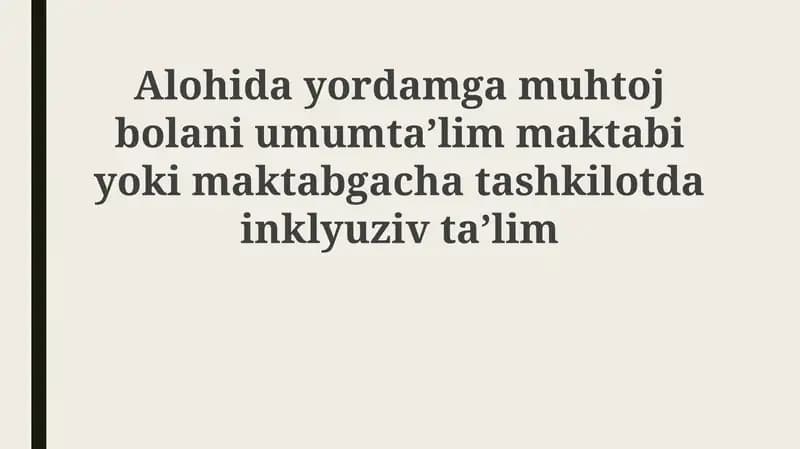 Inklusiv ta'lim