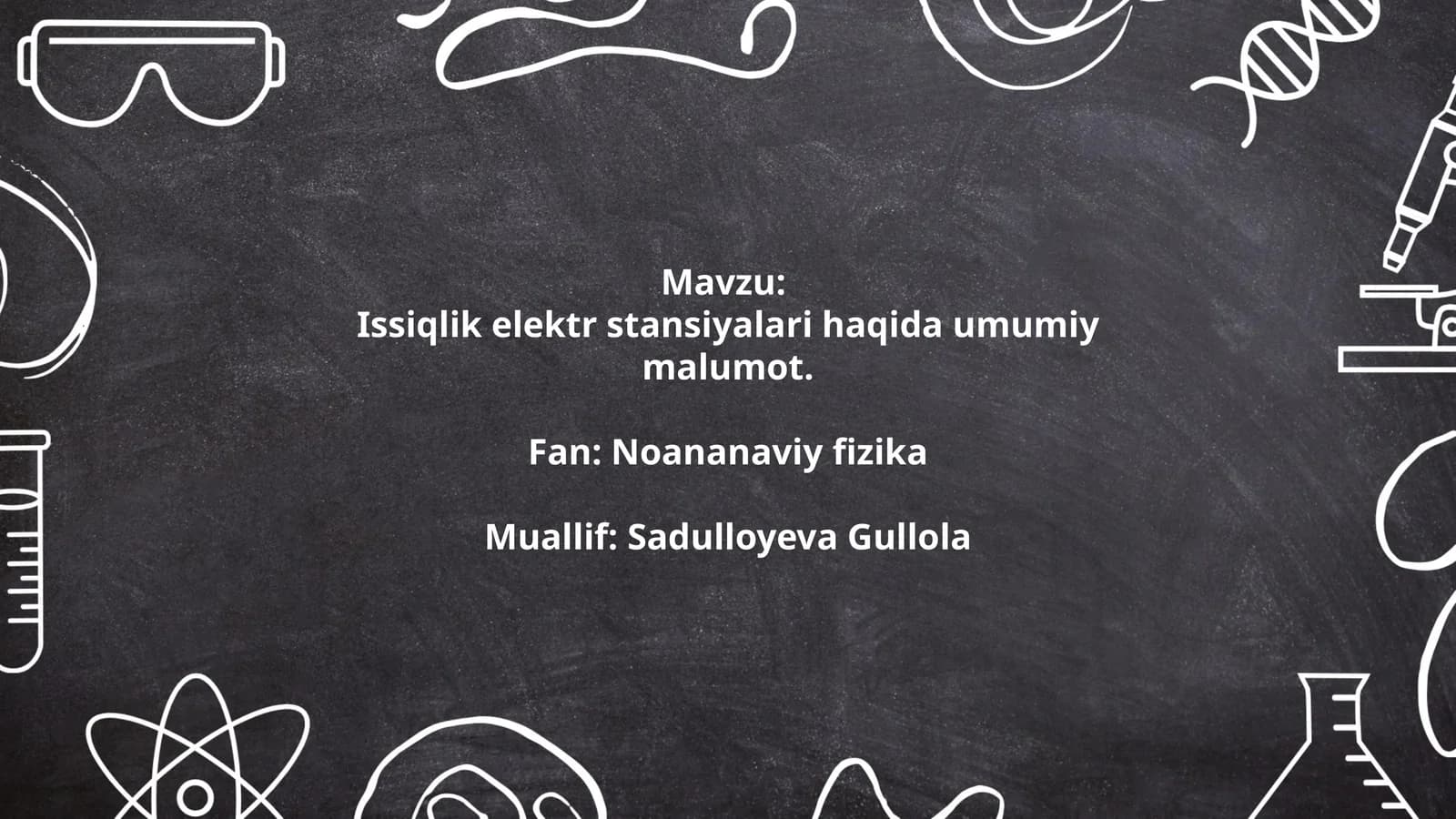Issiqlik elektr stansiyalari haqida umumiy malumot