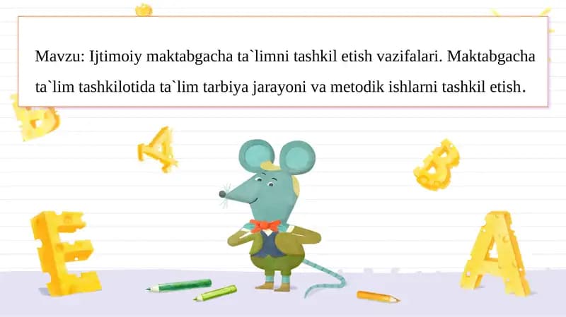 Maktabgacha ta'lim tashkiloti