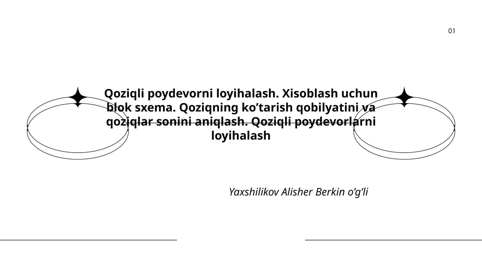 Qoziqli poydevorni loyihalash