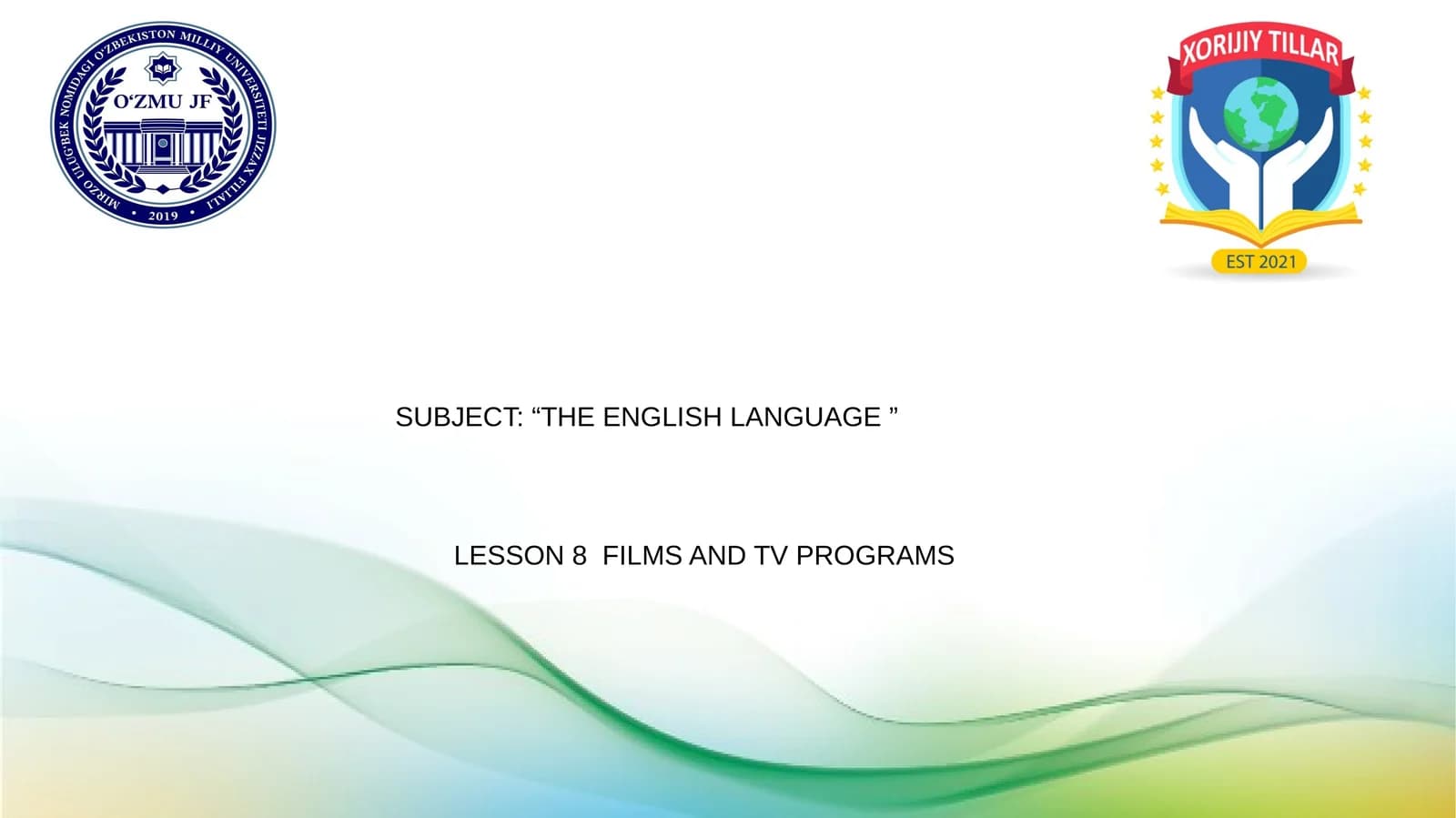THE ENGLISH LANGUAGE