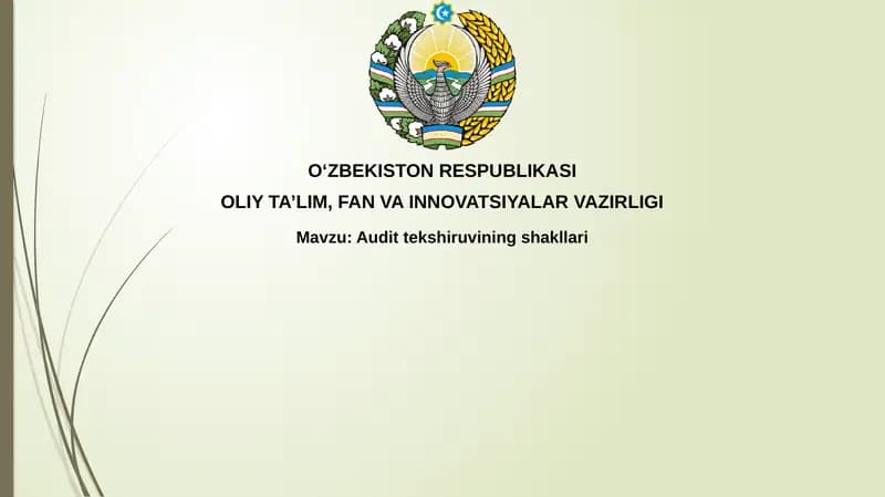Audittekshiruviningshakllari