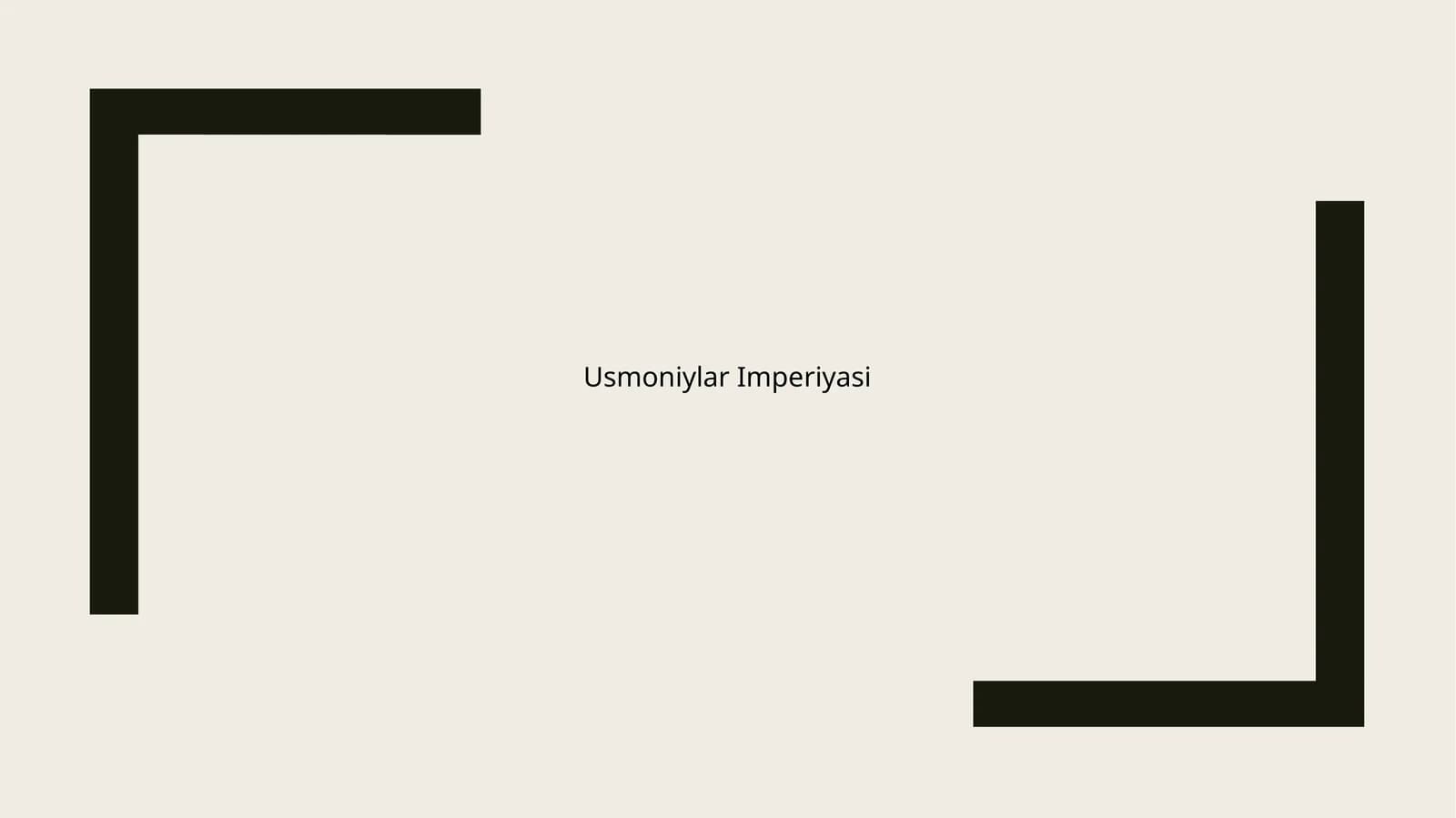 Usmoniylar Imperiyasi