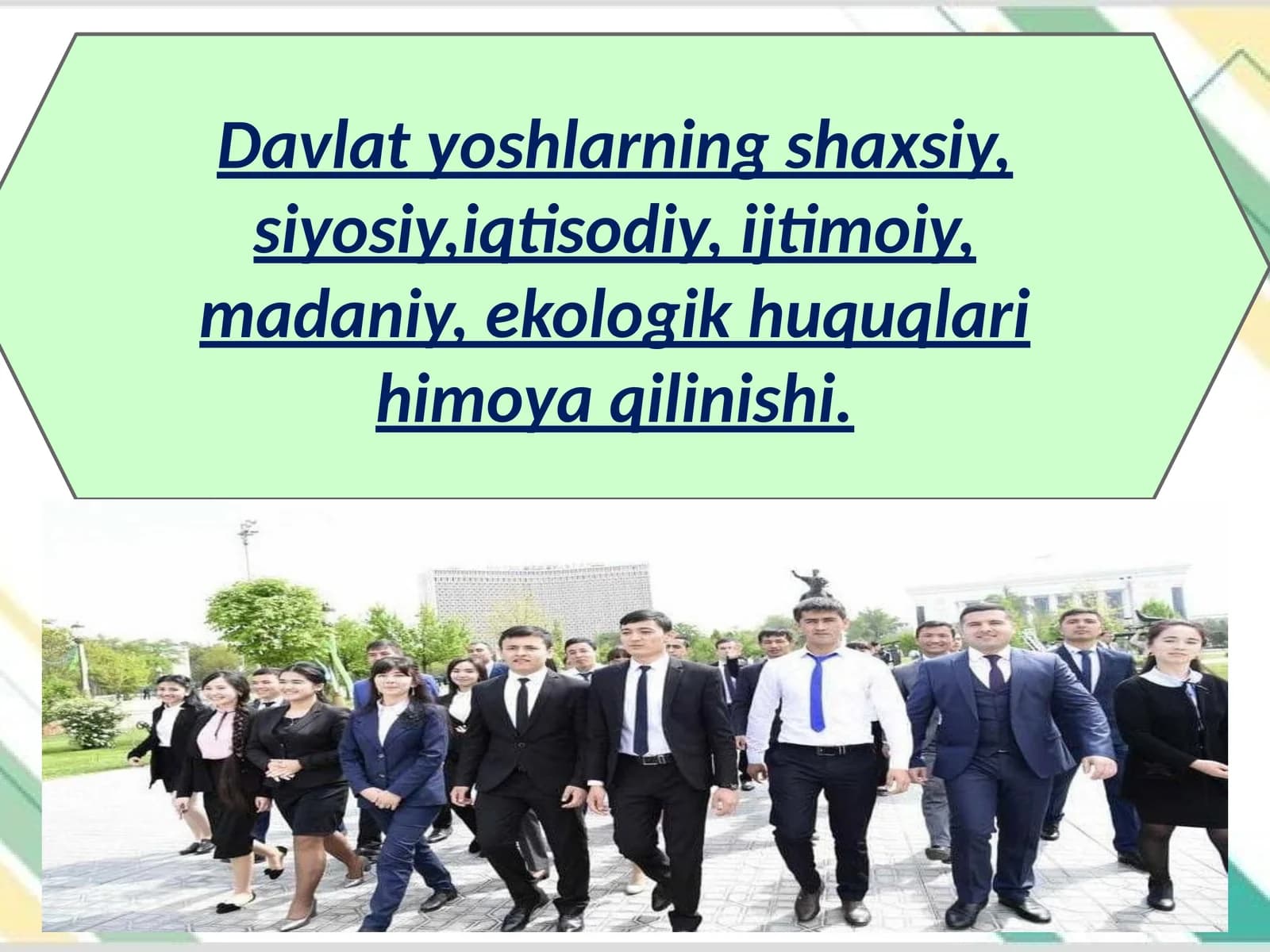 Yoshlar huquq va huquqshunoslik