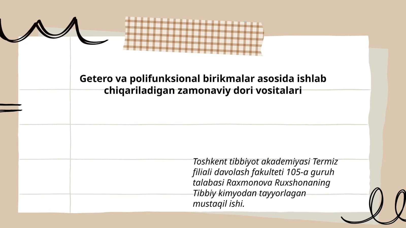 Zamonaviy dori vositalari
