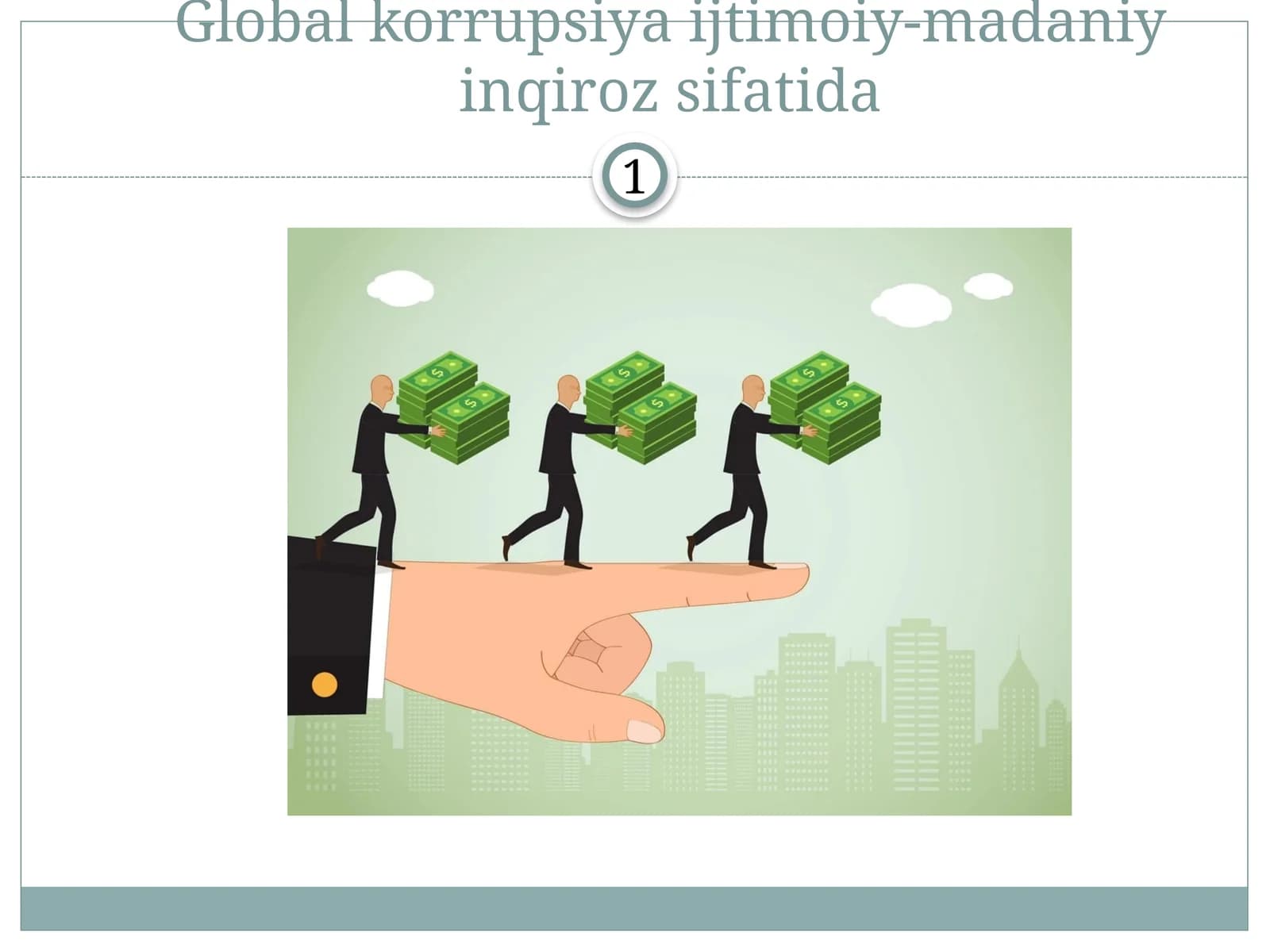 Global korrupsiya ijtimoiy-madaniy inqiroz sifatida
