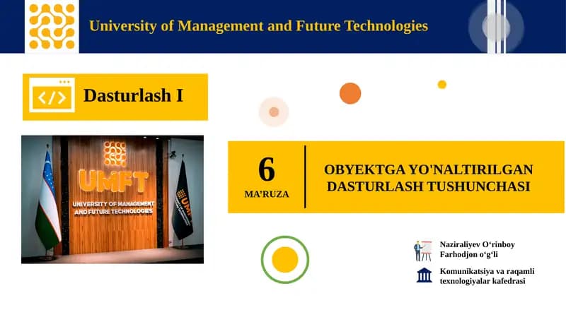 University of Management and Future Technologies