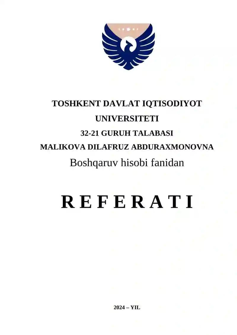 Ishlab chiqarish tannarxini haqiqiy xarajatlar bo‘yicha hisoblash
