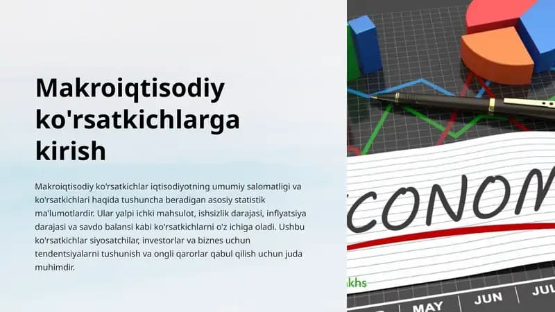 Makroiqtisodiy ko'rsatkichlarga kirish