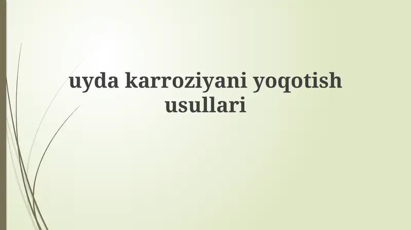 Korroziya: Tushuncha va Turlari